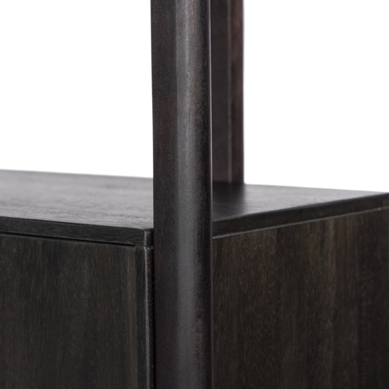 Reza Wide Bookcase 232355-002 cabinet top view