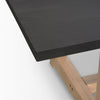 Mercana Rialto Dining Table Two-Tone Black Tabletop
