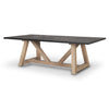 Mercana Rialto Dining Table angled view 