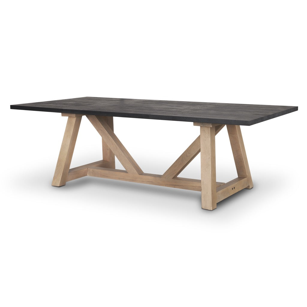 Mercana Rialto Dining Table angled view 