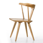 Ripley Dining Chair Sandy Oak Angled View Four Hands