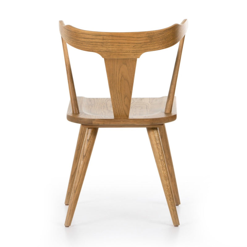 Ripley Dining Chair Sandy Oak Back View 107649-034