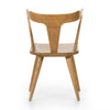 Four Hands Ripley Dining Chair Sandy Oak Back View