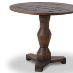 Rivi Large End Table Antique Belgium Bleach Pedestal Base 241393-001