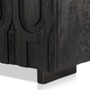 Rivka Media Console Dark Totem Carved Front Doors 226056-003