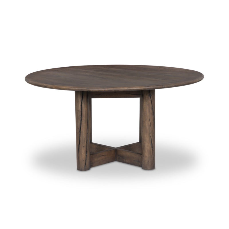 Rohan Dining Table Antique Belgium Bleach Side View 237946-002
