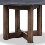 Rohan Dining Table Solid Mixed Reclaimed Wood Base Four Hands
