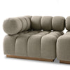 Roma Outdoor 5-Piece Sectional 230028-003 single seat view