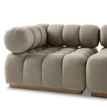 Roma Outdoor 5-Piece Sectional 230028-003 single seat view