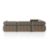 Roma Outdoor 5-Piece Sectional 230028-003 back view