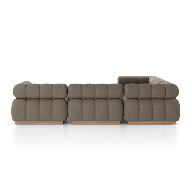 Roma Outdoor 5-Piece Sectional 230028-003 back view