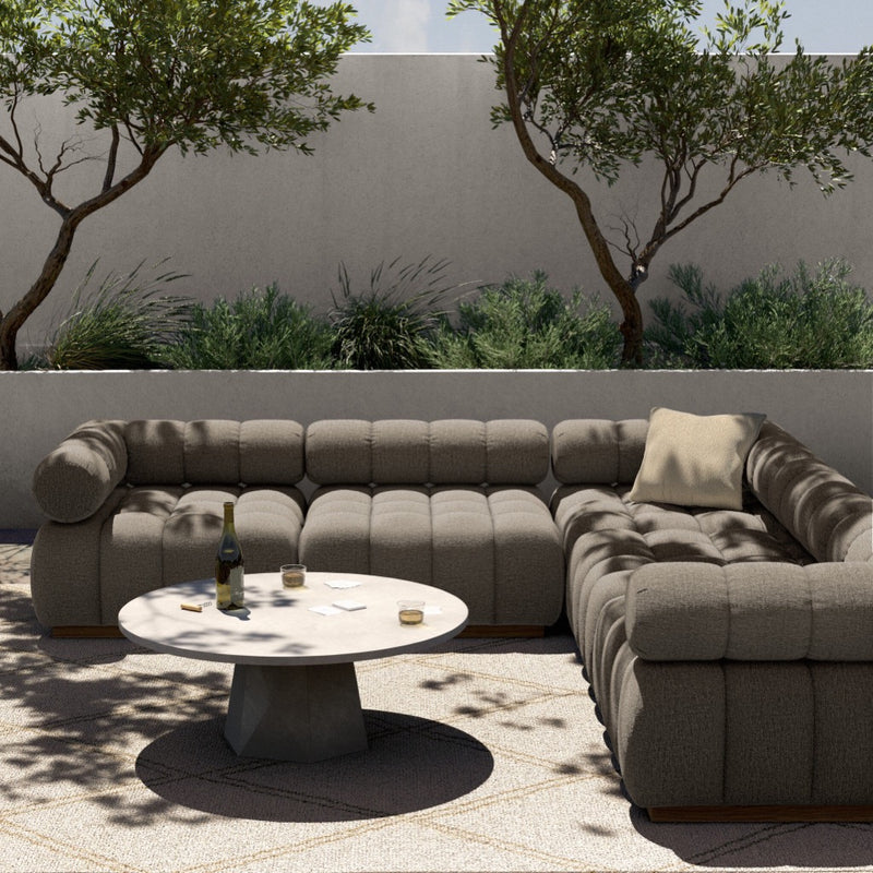 Four Hands Roma Outdoor 5-Piece Sectional staged view