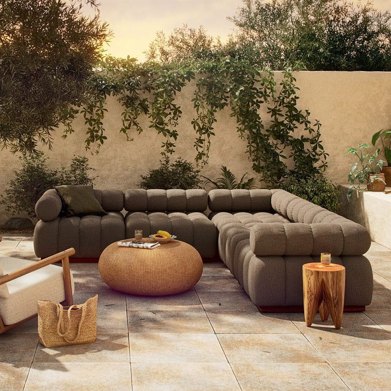 Roma Outdoor 5-Piece Sectional 230028-003 staged view