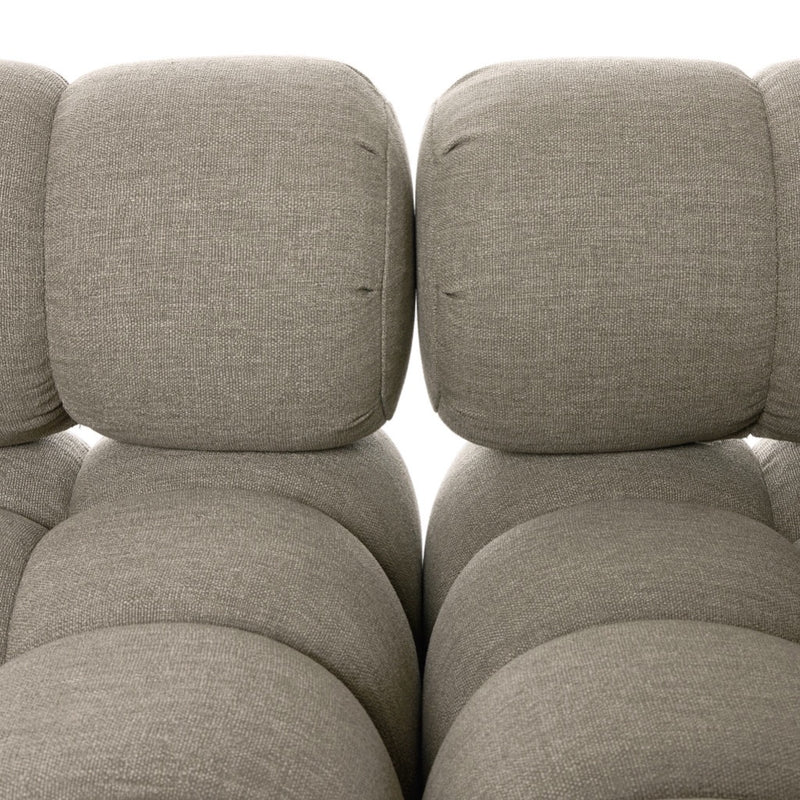 Four Hands Roma Outdoor 5-Piece Sectional tufted back cushions