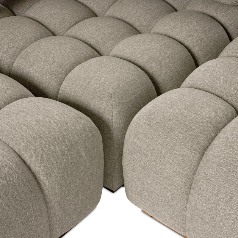 Roma Outdoor 5-Piece Sectional 230028-003 tufted seat cushions