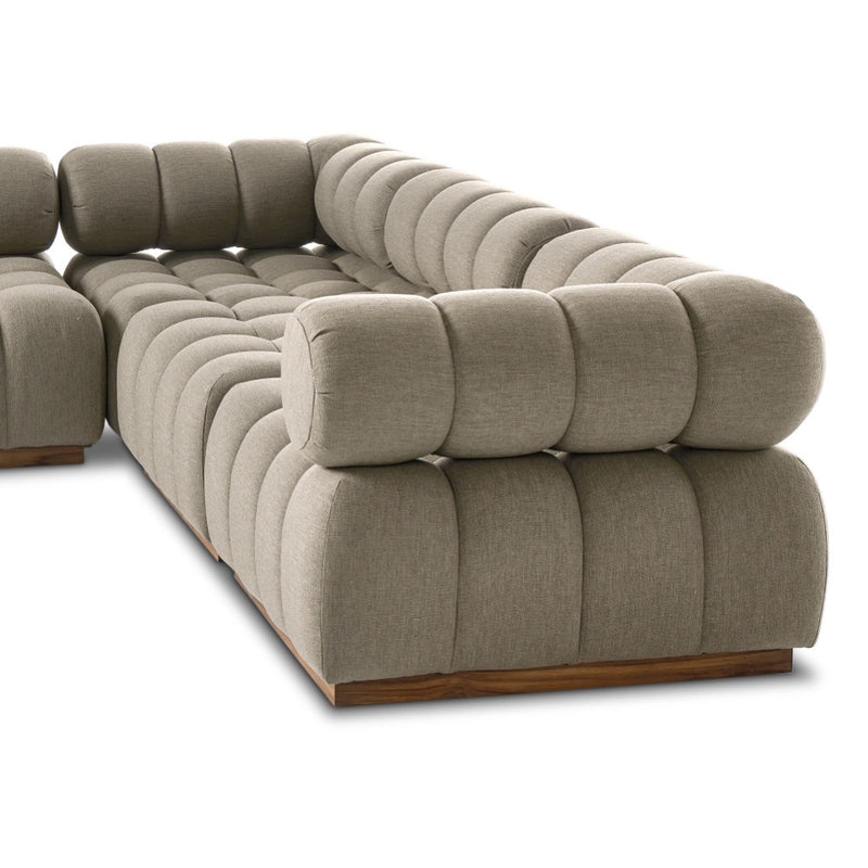 Four Hands Roma Outdoor 5-Piece Sectional left side arm view