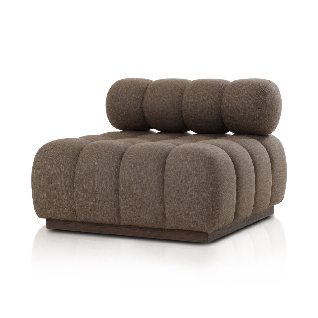 Four Hands Roma Outdoor Swivel Chair angled view 