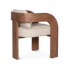 Roman Accent Chair VROM-AC22KH-FN angled back view 