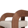 Roman Accent Chair VROM-AC22KH-FN rounded arm view 