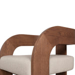 Roman Accent Chair VROM-AC22KH-FN rounded arm view 