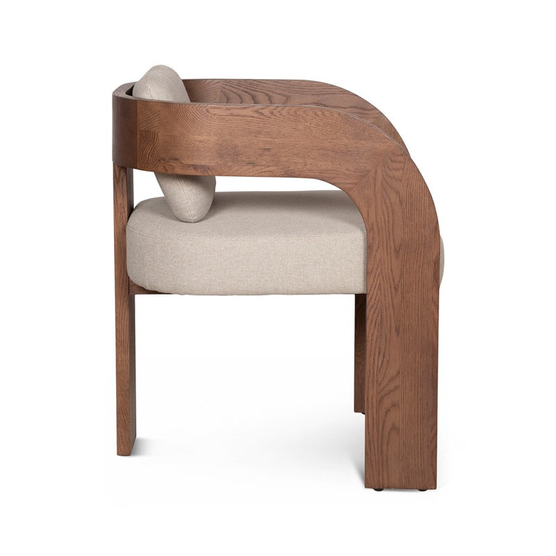 HTD Roman Accent Chair side view 