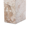 Romano End Table Desert Taupe Marble Chunky Legs Four Hands