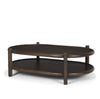 Mercana Romi Oval Coffee Table angled view 