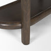Romi Oval Console Table 70640 leg view 