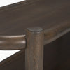 Romi Oval Console Table 70640 top shelf view 