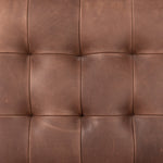 Romy Chair Harness Chocolate Tufted Top Grain Leather Detail 224405-011
