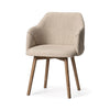 Mercana Ronald Dining Arm Chair angled view 