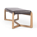 Four Hands Roscoe Bench Sonoma Black Angled View