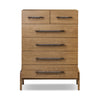 Rosedale 6 Drawer Tall Dresser 108708-007 front view 
