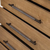 Four Hands Rosedale 6 Drawer Tall Dresser drawer handles view 