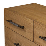 Four Hands Rosedale 6 Drawer Tall Dresser top left drawer view 