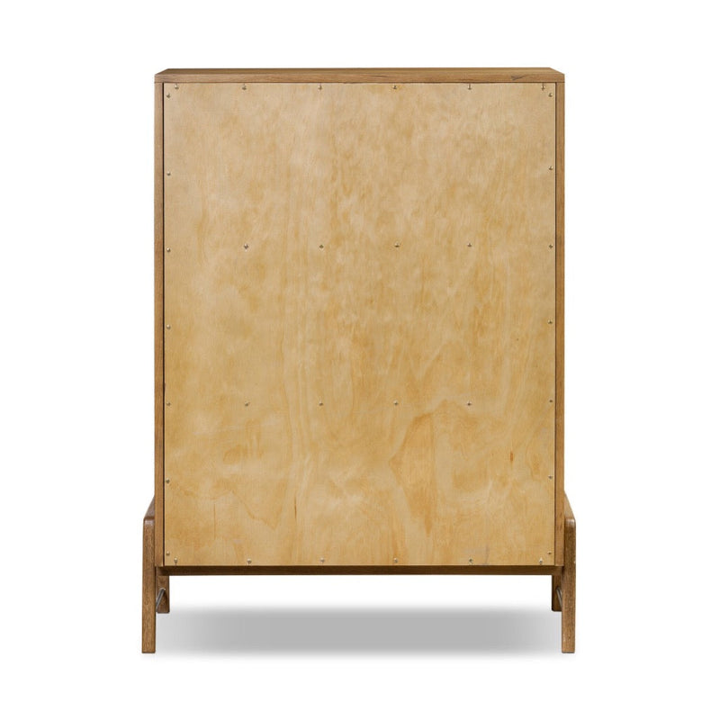 Rosedale 6 Drawer Tall Dresser 108708-007 back view 