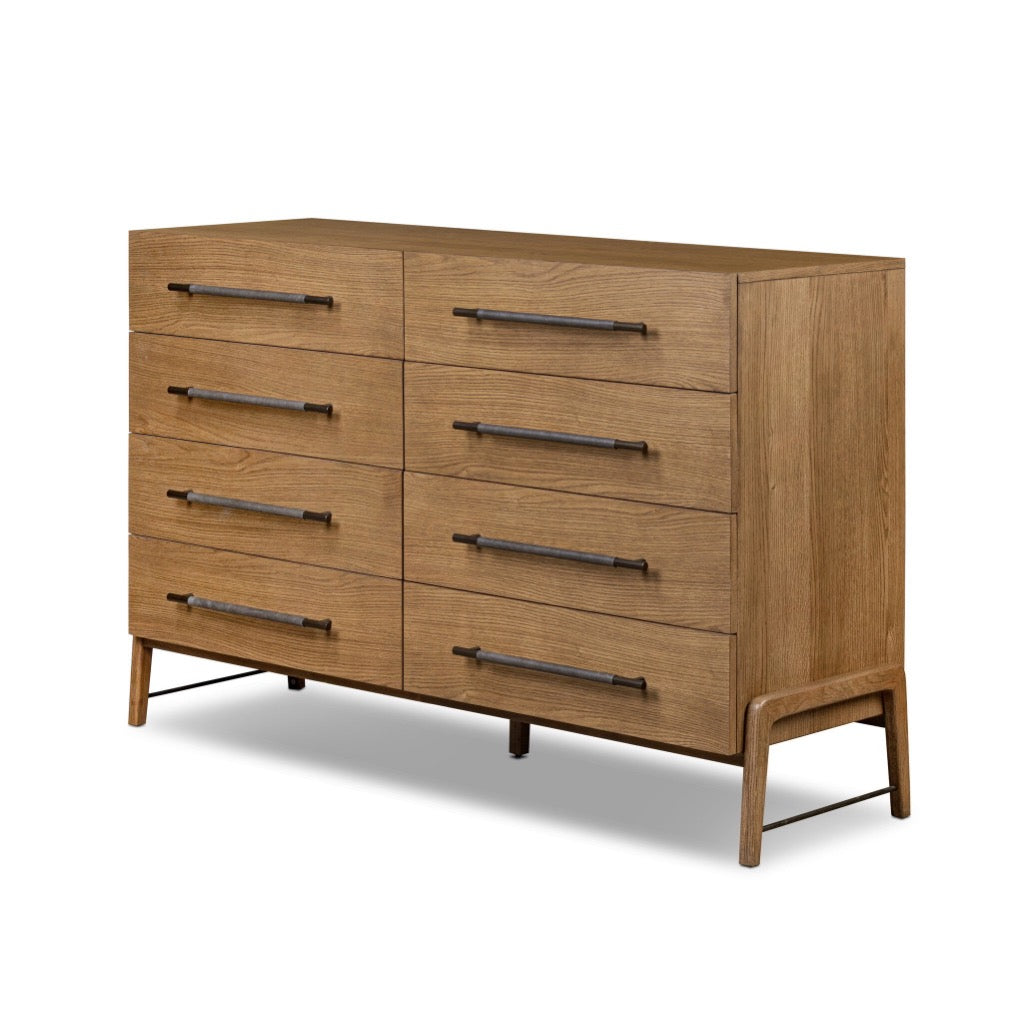Four Hands Rosedale 8 Drawer Dresser angled view 