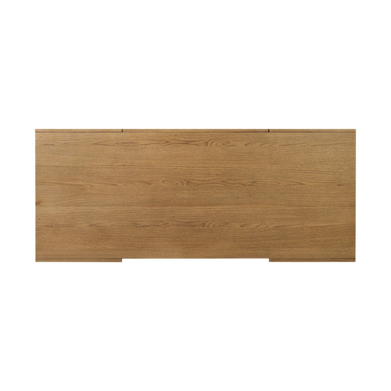 Four Hands Rosedale Executive Desk overhead view 