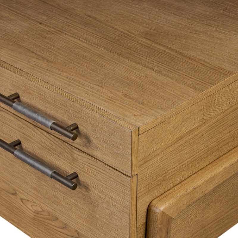 Four Hands Rosedale Executive Desk corner view 