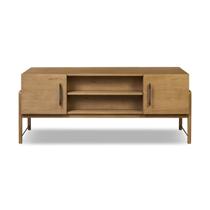 Four Hands Rosedale Executive Desk back view 