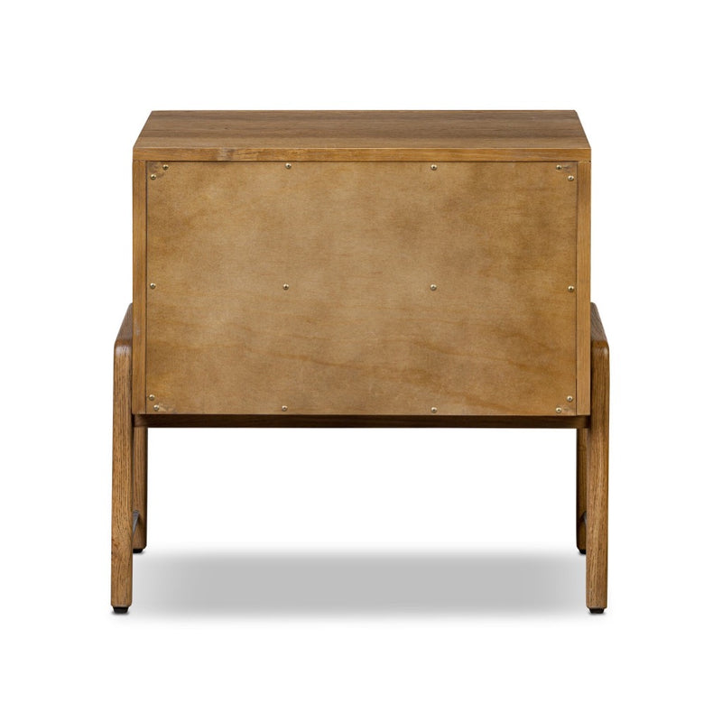 Four Hands Rosedale Nightstand back view 
