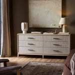 Rosenell 6 Drawer Dresser 249311-002 staged view