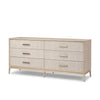 Four Hands Rosenell 6 Drawer Dresser angled view