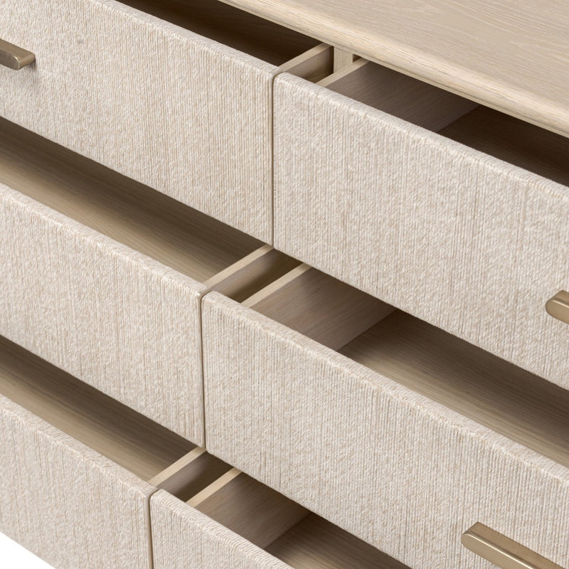 Rosenell 6 Drawer Dresser 249311-002 open drawer view