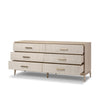 Rosenell 6 Drawer Dresser 249311-002 angled open drawer view