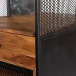 Roswell Bar Counter Mango Wood Cabinets FRW-BC23IR