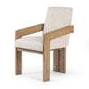 Four Hands Roxy Dining Armchair angled view 