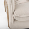 Mercana Roy Accent Chair seat cushion seam