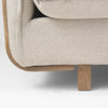 Mercana Roy Three Seater Sofa leg view 