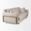 Roy Three Seater Sofa 68700 angled side view 